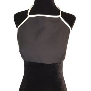 Vintage Black R Company R'Co Halter Top Midriff 90s Vtg Y2k